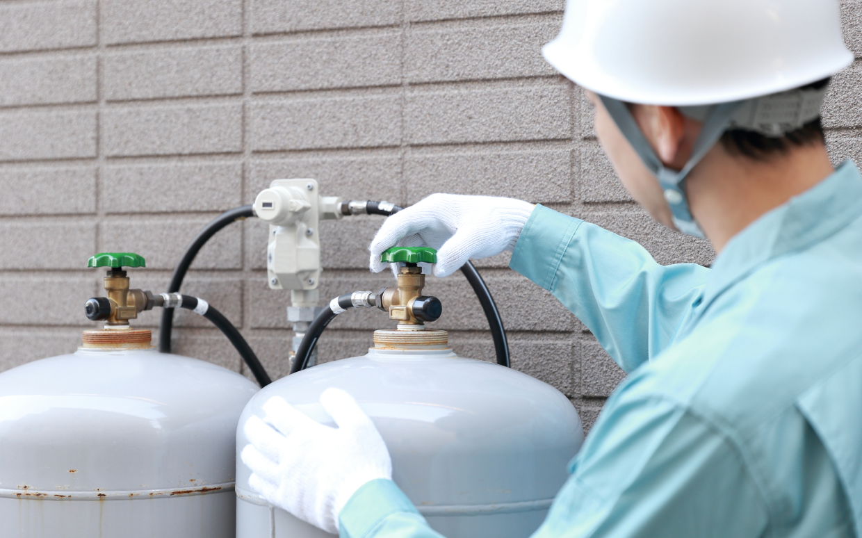 プロパンガス供給